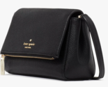 Kate Spade Leila Mini Zip Crossbody Bag Black Leather Purse KE487 NWT $3... - £79.61 GBP