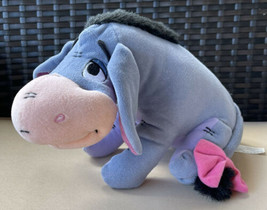 Vintage 2001 Baby’s First Eeyore Fisher Price stuffed Plush Rattle 9” Long - £8.78 GBP