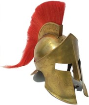 Armatura medievale Re Leonida Elmo greco spartano 300 romano con supporto... - £66.60 GBP