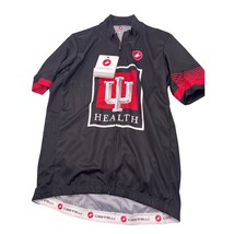 Castrelli Men Cycling Jersey Shirt Indiana University IU Health Short Sleeve L - £54.78 GBP