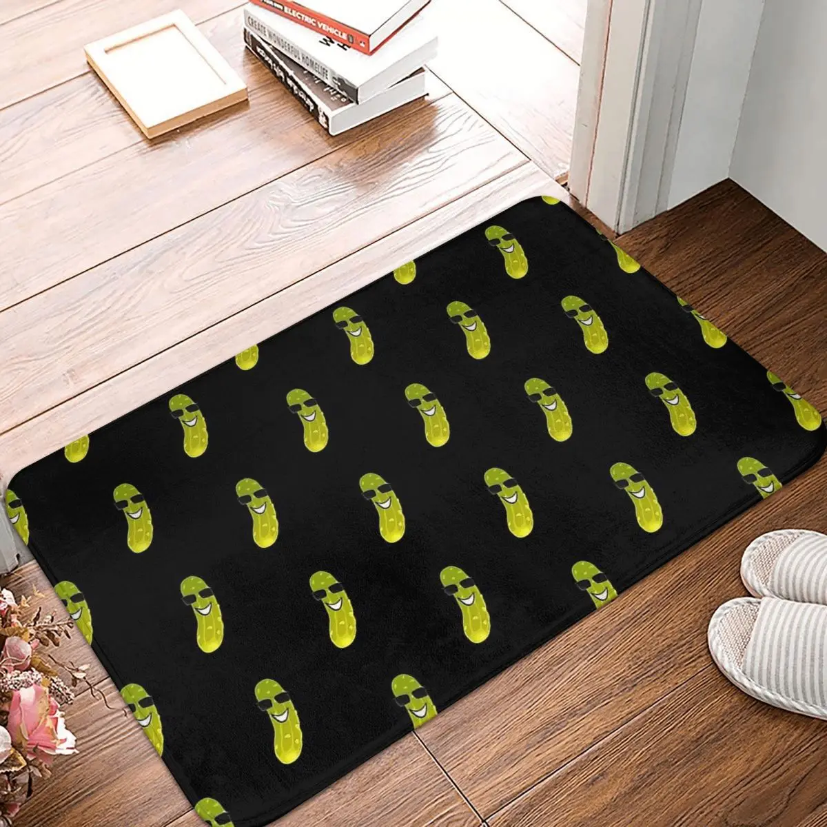 Cucumber Non-slip Doormat Gherkin Carpet Living Room Bedroom Mat Outdoor Home Pa - $15.99