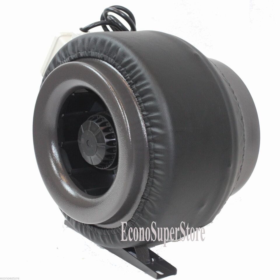 10&quot; Inline 760CFM Hydroponics Duct Tube Exhaust Fan Blower 110V W/Leathe... - $81.33