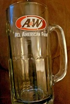 A &amp; W All American Food Glass Mug 7&quot; Tall Rootbeer Mug - £9.54 GBP