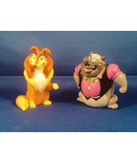Vintage All Dogs Go to Heaven 1989 Vtg. Wendy&#39;s PVC Figurines, a Lot of 2 - £14.97 GBP