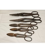 Lot of 5 Wiss &amp; Sons Inlaid  Metal Shears - 17&quot; (2) A-7 A-11 - $1,128.05 MXN