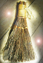 FREE WITH $49 HAUNTED CINNAMON SWEEPING BROOM TROUBLES AWAY MAGICK 7 SCHOLARS  - £47.97 GBP