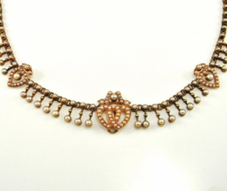 Antique Natural Pearl 18K Gold Necklace w. Gemological Report, Offer - $4,925.24