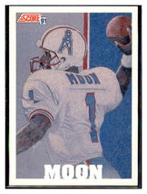1991 Score Football Warren Moon    Houston Oilers #638 Football card   VSMP1BOWV - £14.04 GBP