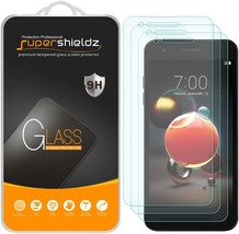 3 Pack Designed for LG Aristo 2 Plus Tempered Glass Screen Protector Anti Scratc - £14.55 GBP