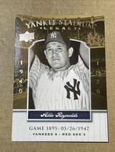 2008 Upper Deck Yankee Stadium Legacy Collection #1895 Allie Reynolds Yankees - £3.90 GBP