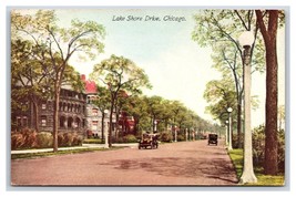 Lake Shore Drive Street View Chicago Illinois IL UNP DB Postcard Y5 - £3.58 GBP