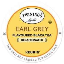 Twinings DECAF Earl Grey Tea 24 to 144 Count Keurig Kcup Pick Any Size F... - £21.96 GBP+