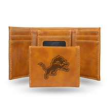 Detroit Lions Wallet Trifold Laser Engraved - $55.49