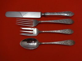 Colonial B Engraved by Whiting Sterling Silver Regular Size Place Setting(s) 4pc - £236.07 GBP