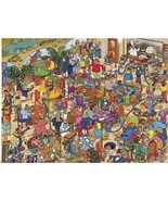 Bart E. Slyp: Comic Crowds - Restaurant Scene (used 750 piece jigsaw puz... - $16.41 CAD