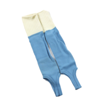 NOS Vtg 80s Nylon Stirrup Athletic Sport Soccer Tube Socks Carolina Blue... - $9.89