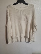Arizona Women Sweater Chest Pocket Sz Xxl Cable Knit Need Sweater Shaver - £11.49 GBP