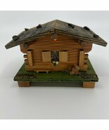 VTNG Swiss Music Trinket Box House Handmade Wood “La Vie En Rose” 1900’s... - €19,88 EUR
