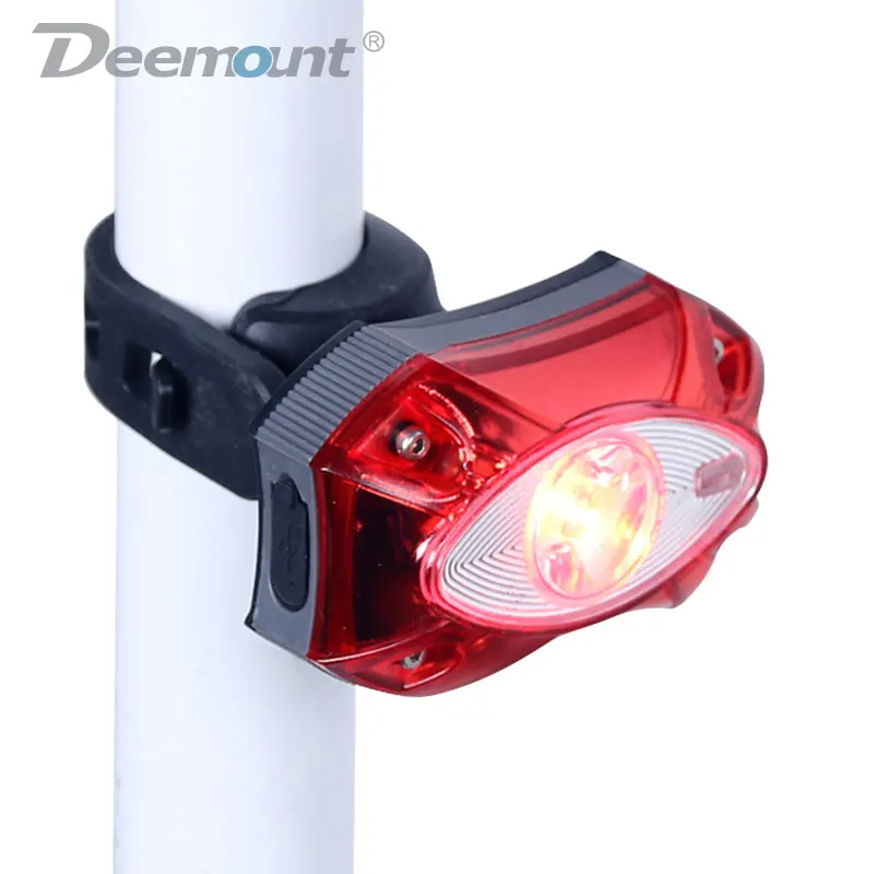 Raypal 3W USB Rechargeable Rear Back Bicycle Light Rain Water Proof LED Bycicle - £15.19 GBP