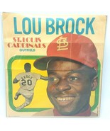 1970 Topps Posters Inserts Set Break # 4 Lou Brock  - £8.80 GBP