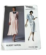 Vogue Sewing Patterns 1842 Albert Nipon American Designer Top &amp; Skirt 12 - $13.37 CAD