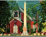 Christ Episcopal Church Dover DE Delaware Linen Postcard I5 - $4.90