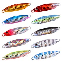 10Pcs Long Cast  Bait Spinner Spoon Sea Fishing Lures  Trout Fishing Hard Baits  - £66.34 GBP
