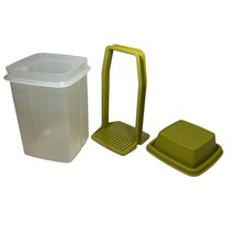 Tupperware Pickle Container Keeper Vintage Avocado Green - £8.81 GBP