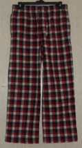 New Mens Merona Navy Blue Plaid Super Soft Flannel Pajama / Lounge Pants Size M - £21.63 GBP