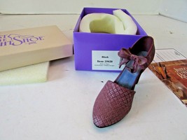 RAINE WILLITTS JUST THE RIGHT SHOE MINI COLLECTIBLE BLUSH HEEL BOXED  - $165.62 MXN