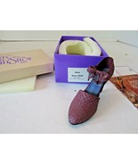 RAINE WILLITTS JUST THE RIGHT SHOE MINI COLLECTIBLE BLUSH HEEL BOXED  - $163.27 MXN