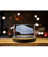 LED Base included | Alfa Romeo 8C Competizione Supercar Collectible Crystal - $39.99+