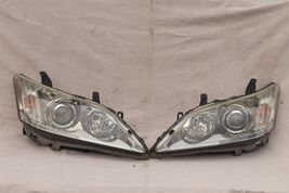 07-09 Lexus ES350 Xenon HID Headlights lamps Set L&R POLISHED