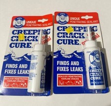 Vintage 2 Lot Captain Tolley’s Creeping Crack Cure  Leak Crack Sealer 2 ... - £27.00 GBP