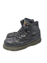 Dr. Doc Martens Industrial Steel Toe Safety Boots Black ASTM F2413-11 Me... - $60.94