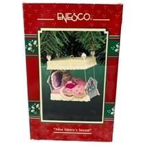 1995 Enesco Miss Merry&#39;s Secret Ornament 7th In Series Miss Merry Mouse 132934 - $18.69