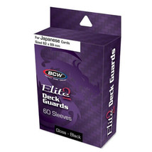 BCW Deck Guard Small Elite2 (62mmx82mm/60 Sleeves) - Black - £20.15 GBP