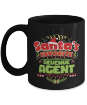 Funny Christmas Holiday saying, Santa&#39;s favorite Revenue agent Mug, Great Xmas  - £14.08 GBP