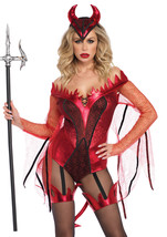 Leg Avenue 2PC. Dazzling Red Devil Costume - $50.00