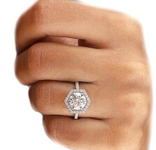 Round diamond engagement ring 14k  thumb200