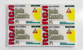 RCA HI-FI Stereo Audio Cassette Tapes 60 Minutes Lot Of 5 Blank NEW NIB - $221.25 MXN