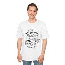 Perfect Weight Tee - Mountain Range Adventure Design - 100% Combed Cotton - £18.63 GBP+