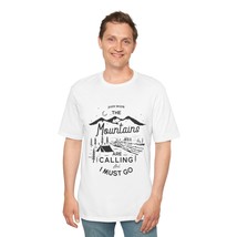 Perfect Weight Tee - Mountain Range Adventure Design - 100% Combed Cotton - £17.67 GBP+