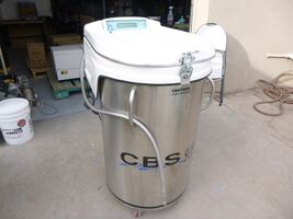 CBS Isothermal V-1500 Liquid Nitrogen Freezer w/ Series 2300 Controller - $868.15