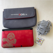 Nintendo 3DS XL Super Mario Bros Gold Edition Console Charger Star Rush Game - $219.99