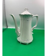 Tirschenreuth Baroness FLEUR DE LIS BLUE Coffeepot Large Germany - $3,171.34 MXN