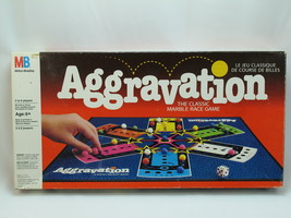 Aggravation 1994 Marble Board Game Milton Bradley Complete Excellent Con... - £19.87 GBP