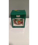 1985 Hallmark Glass Ornament Hugga Bunch in Original Box w Price Tag - $9.90
