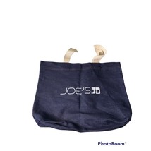JOE’s Jeans Dark Wash Denim Tote Bag Snap Closure Shoulder Carry All - $19.99
