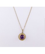 Necklace chain with pendant, 333 GG, flower shaped.-
show original title... - $766.12 CAD